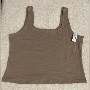 Old Navy Women’s Tan Cropped Tank Top New With Tags size X-Large